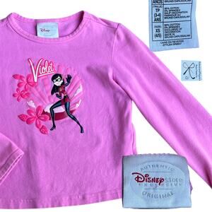 SOLD Disney Store Exclusive The Incredibles Violet Tee Kids Sz XS (4/5)